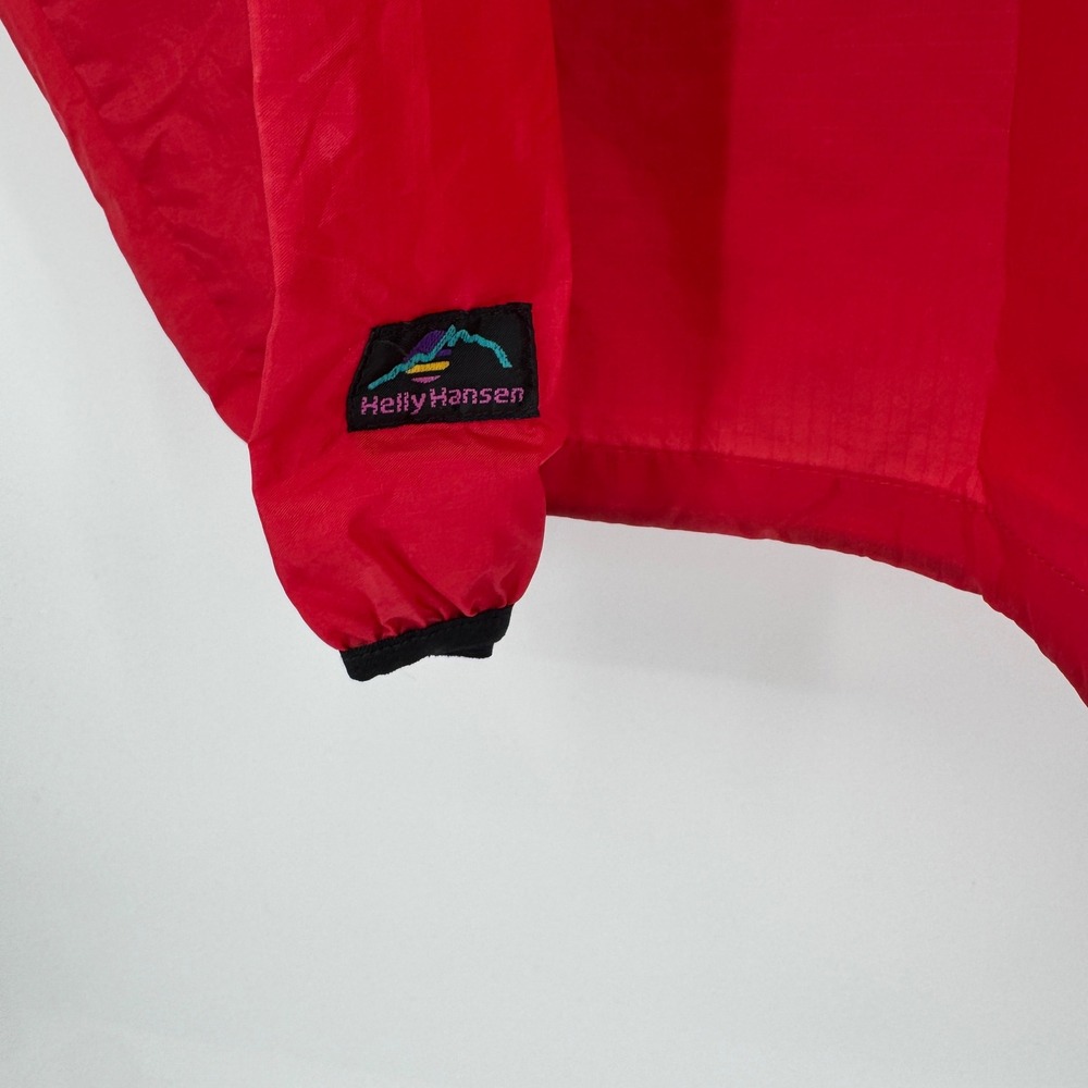 Helly Hansen Red Pullover Anorak Windbreaker Jack… - image 4